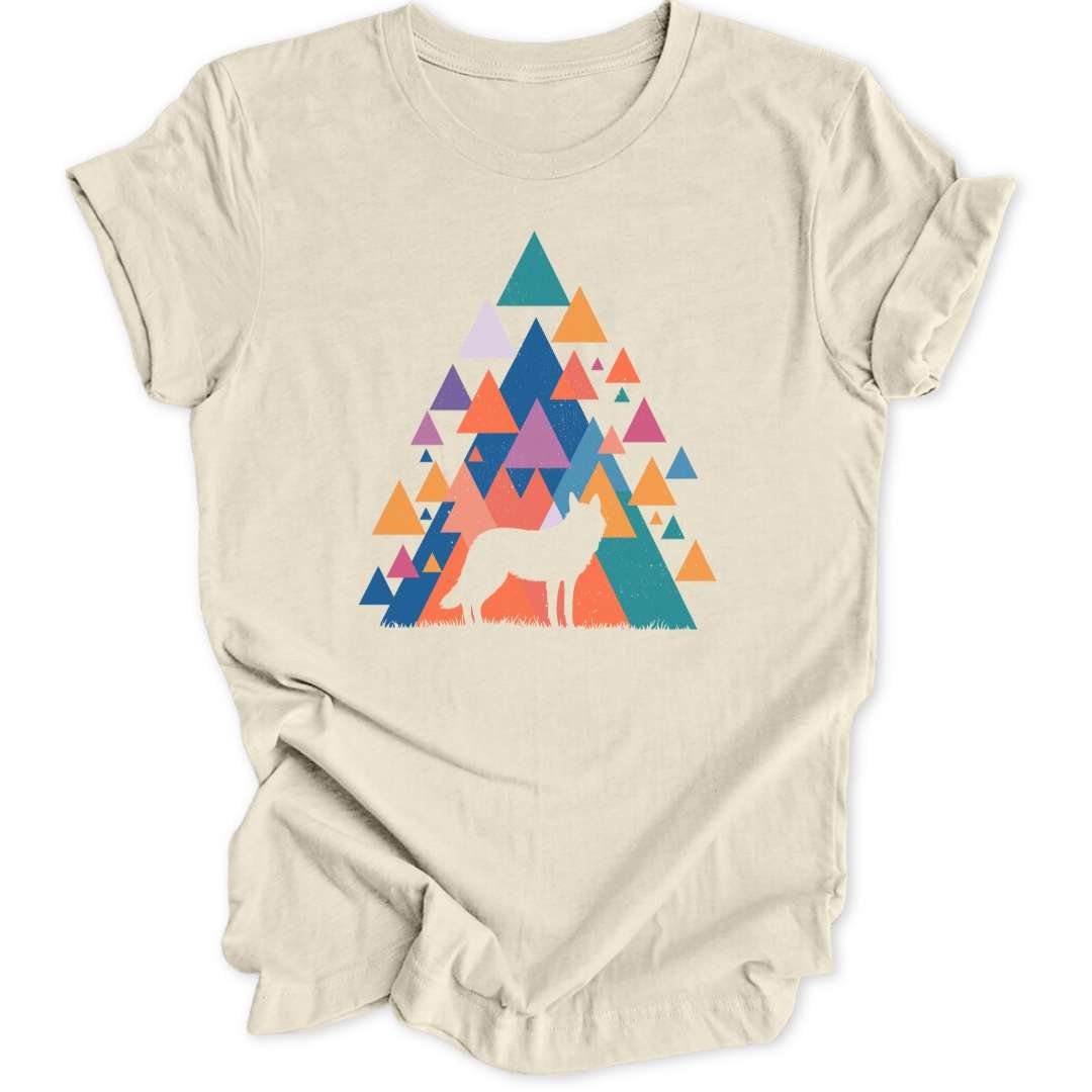 Triangle Wolf Unisex T-Shirt - Wild Spirit