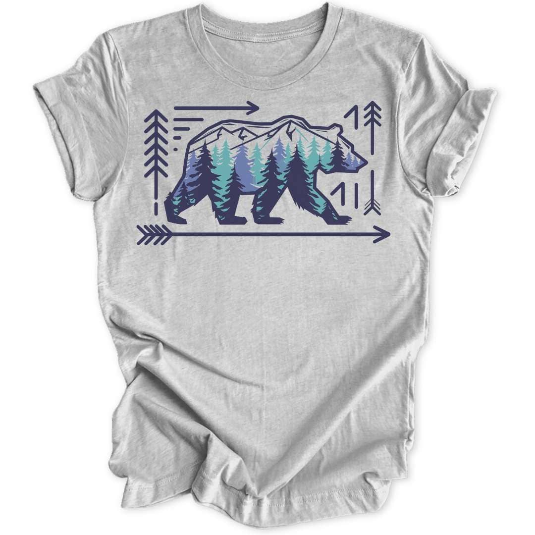 Tribal Grizzly T-Shirt T-Shirt Sport Grey / S