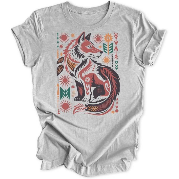 Tribal Wolf Unisex T-Shirt - Wild Spirit