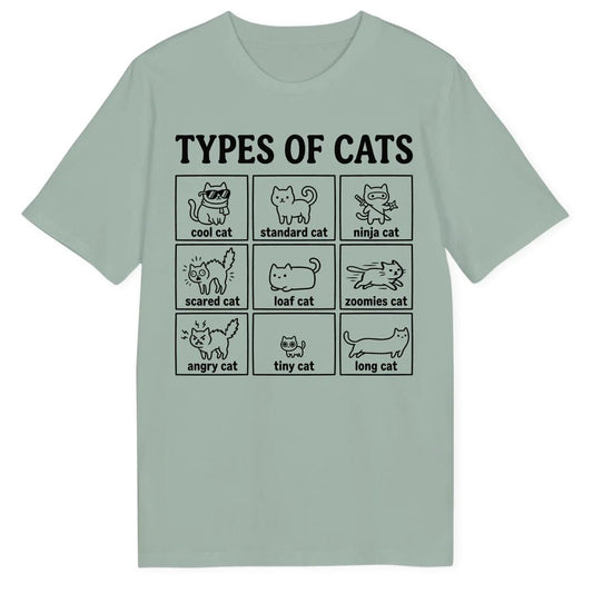 Types of Cats II Bio T-Shirt - Wild Spirit