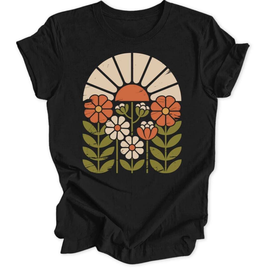 Vintage Blumen Unisex T-Shirt - Wild Spirit