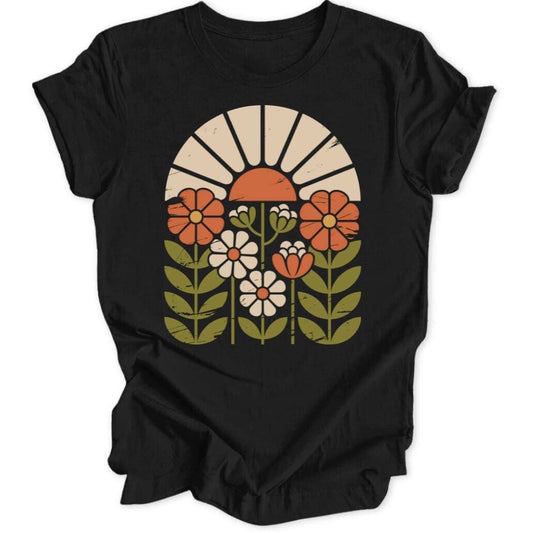 Vintage Blumen Unisex T-Shirt - Wild Spirit
