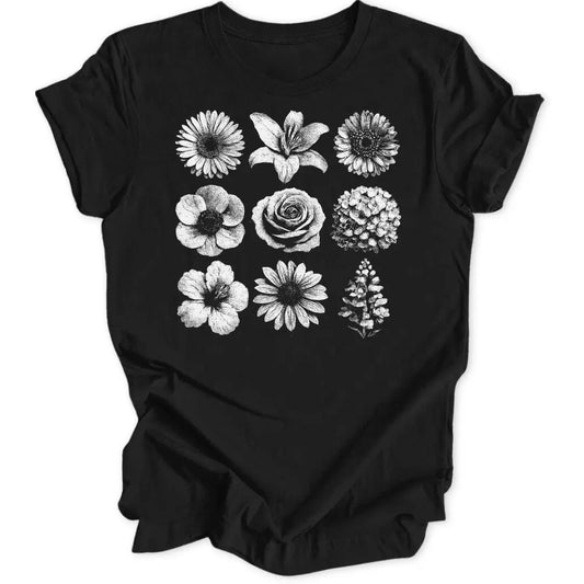 Vintage Blüten Unisex T-Shirt - Wild Spirit