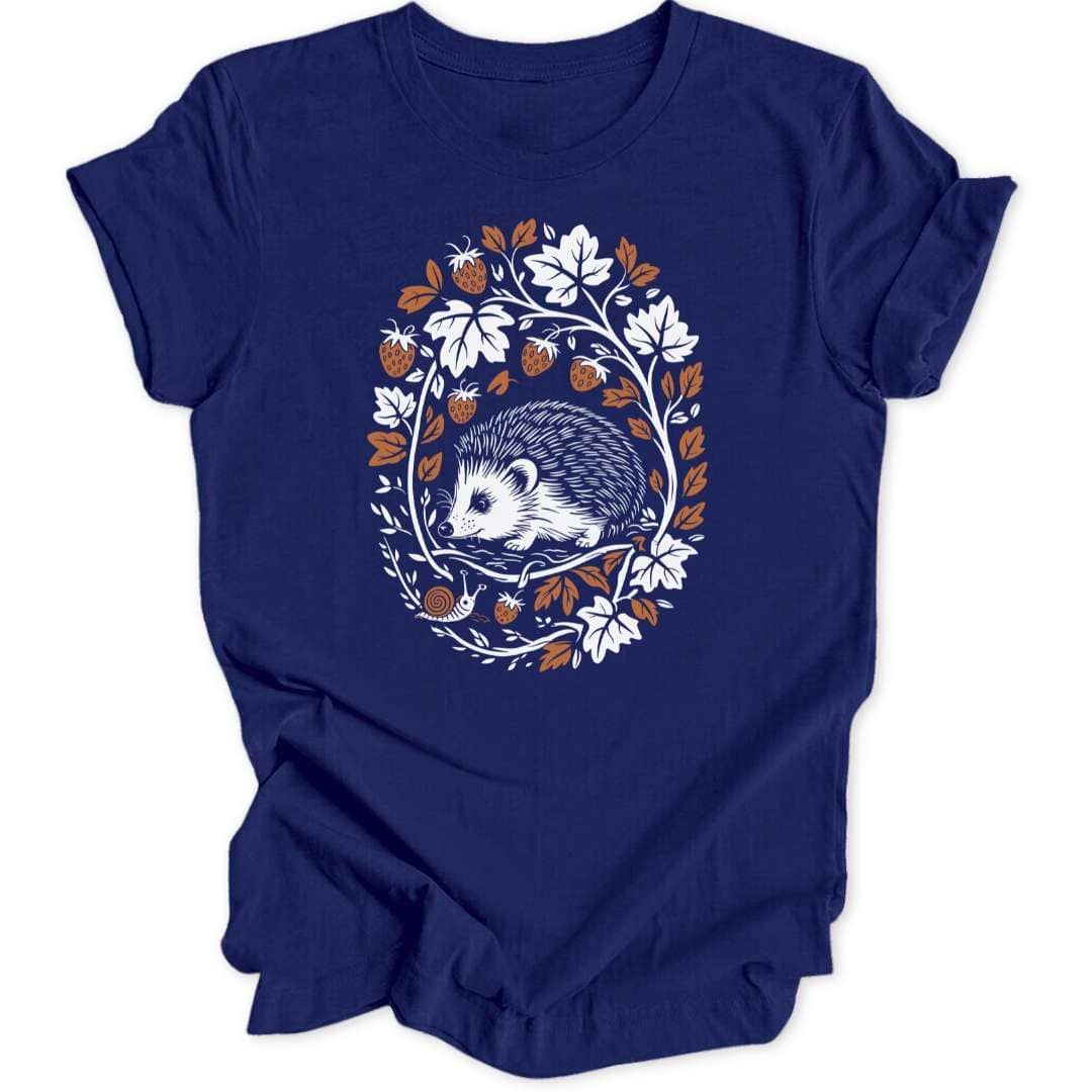 Vintage Igel T-Shirt T-Shirt Navy / S