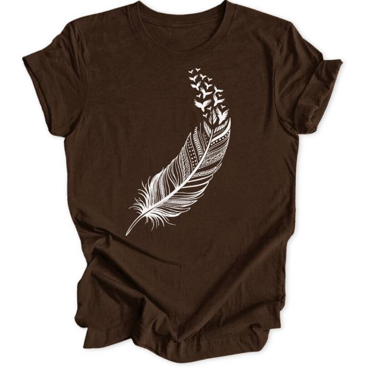 Vogelfeder Unisex T-Shirt - Wild Spirit