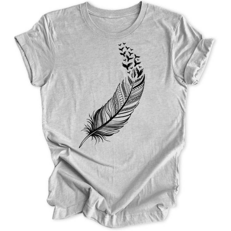 Vogelfeder Unisex T-Shirt - Wild Spirit