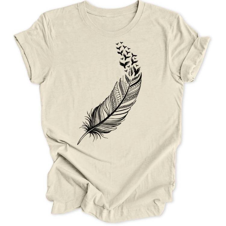 Vogelfeder Unisex T-Shirt - Wild Spirit