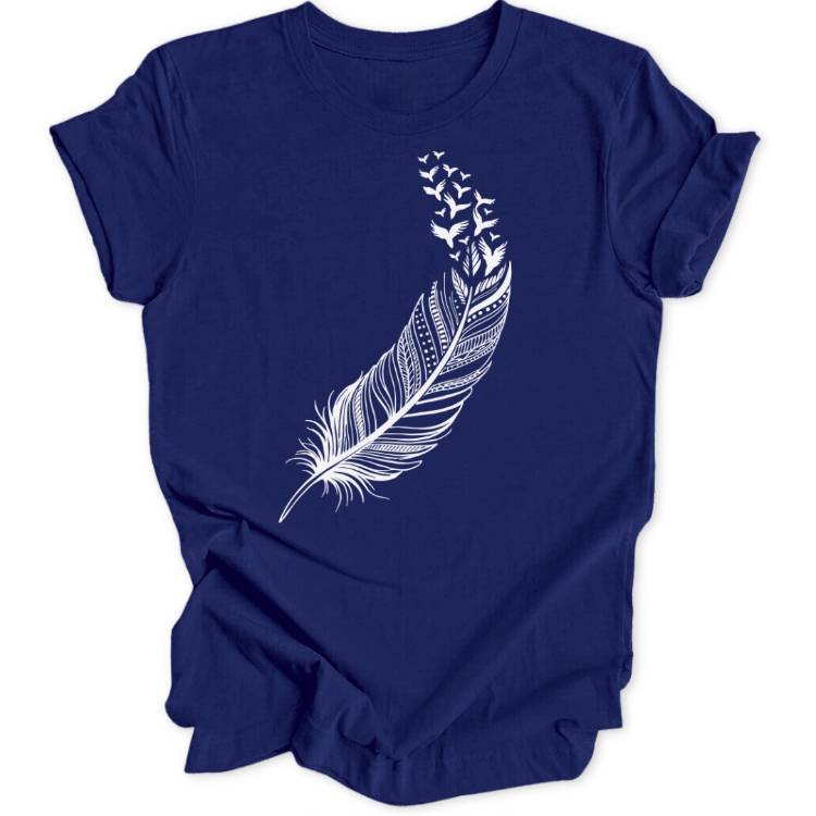 Vogelfeder Unisex T-Shirt - Wild Spirit