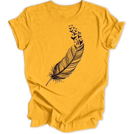 Vogelfeder Unisex T-Shirt - Wild Spirit