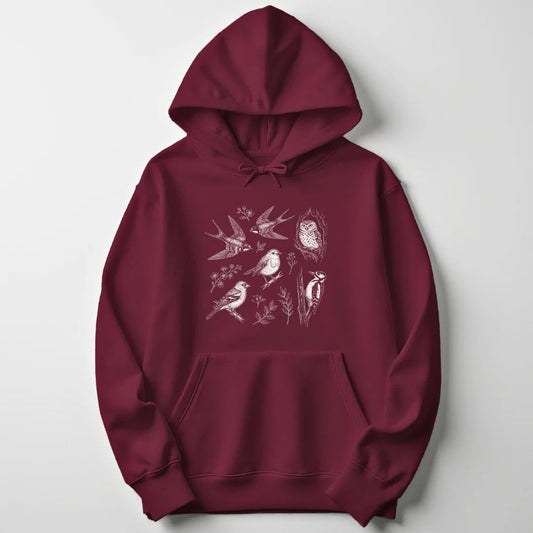 Vogelflora Unisex Hoodie - Wild Spirit