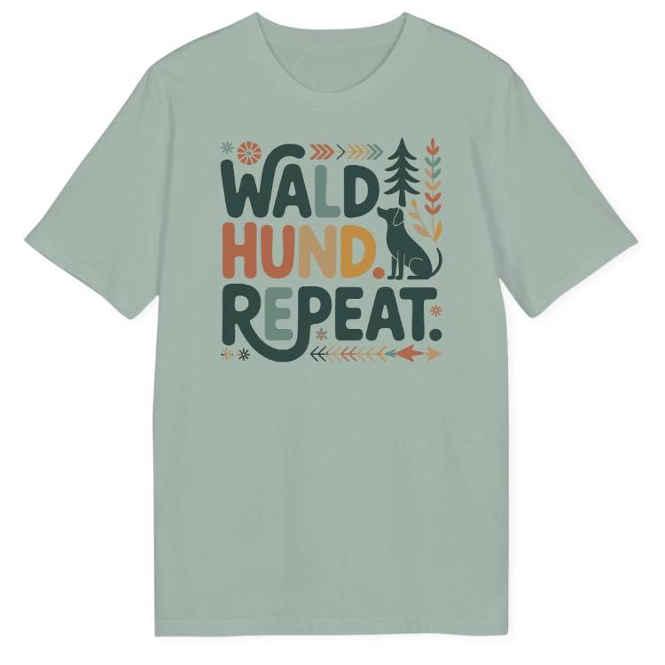 Wald Hund Repeat Bio T-Shirt - Wild Spirit