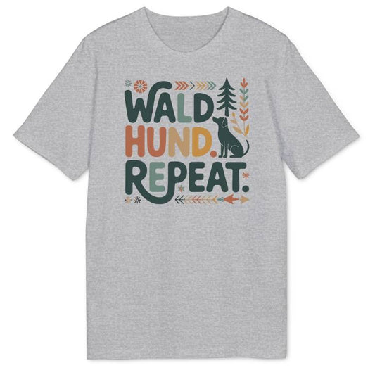 Wald Hund Repeat Bio T-Shirt - Wild Spirit