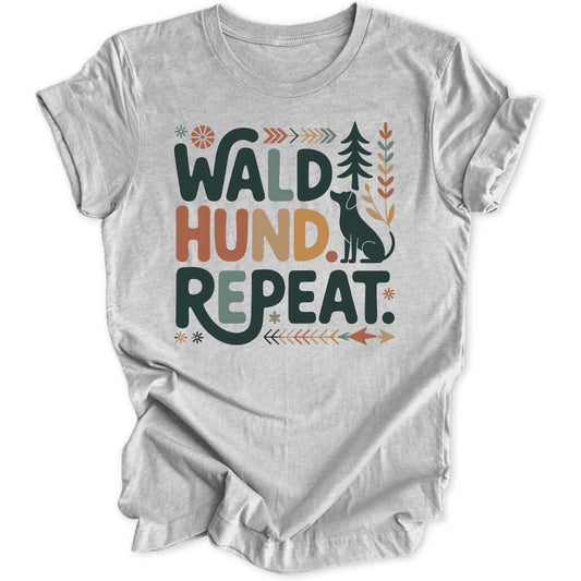 Wald Hund Repeat Unisex T-Shirt - Wild Spirit