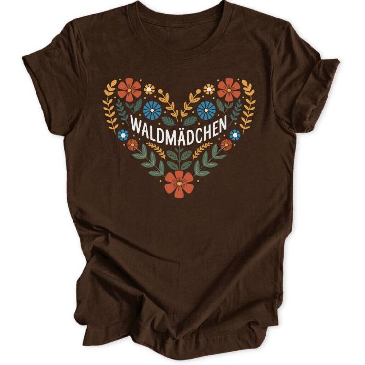 Waldmädchen Herz Unisex T-Shirt - Wild Spirit