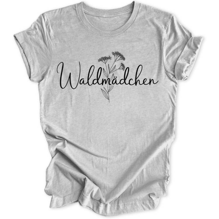Waldmädchen Lineart Unisex T-Shirt - Wild Spirit