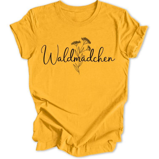 Waldmädchen Lineart Unisex T-Shirt - Wild Spirit