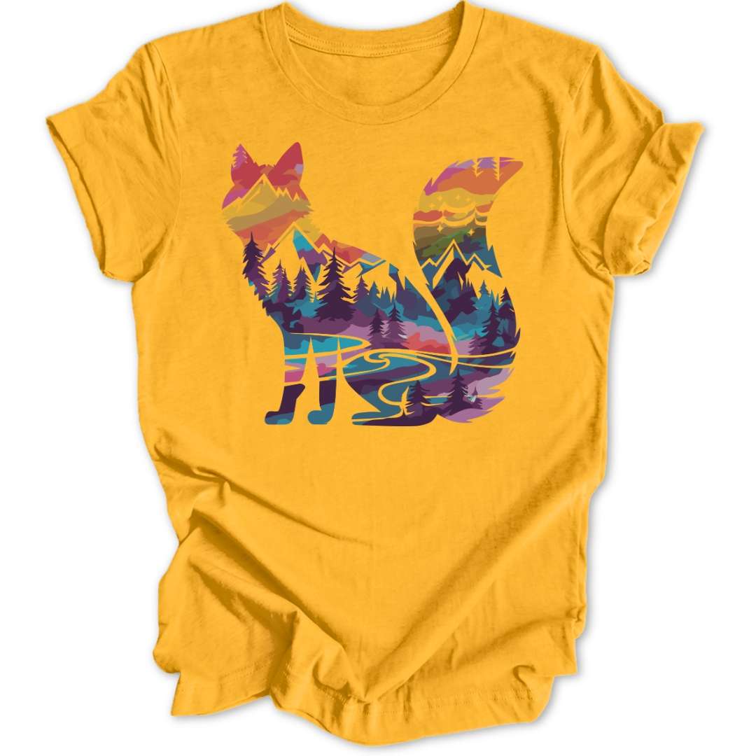 Watercolor Fox Unisex T-Shirt - Wild Spirit
