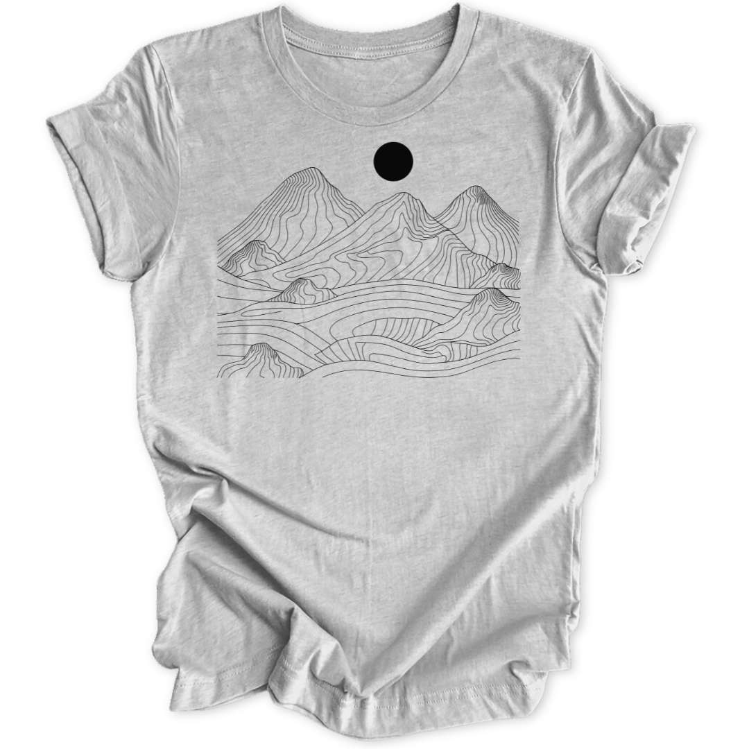 Wavy Mountains T-Shirt T-Shirt Sport Grey / S