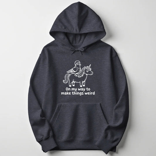 Weird Pigeon Unicorn Unisex Hoodie - Wild Spirit