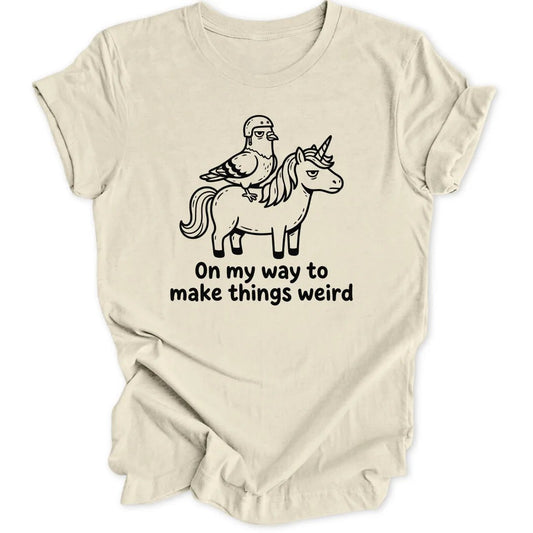 Weird Pigeon Unicorn Unisex T-Shirt - Wild Spirit