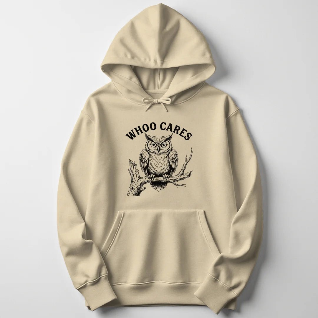 Whoo Cares Unisex Hoodie - Wild Spirit