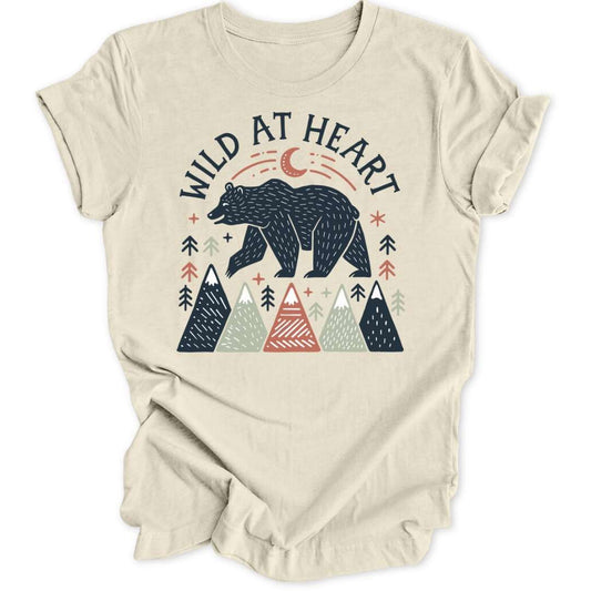 Wild At Heart Grizzly Unisex T-Shirt - Wild Spirit