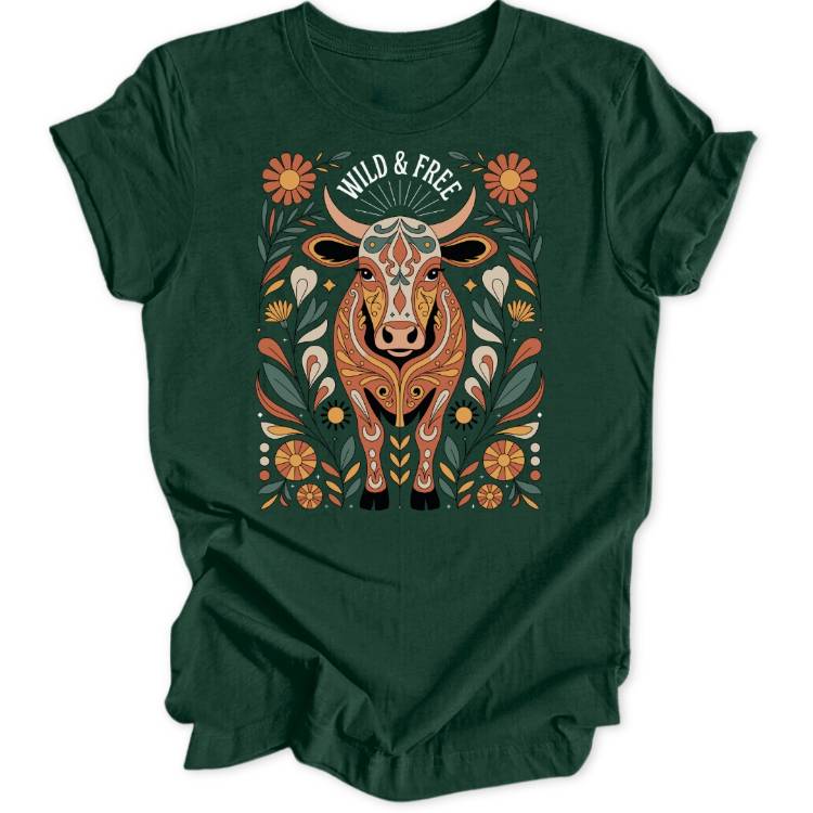 Wild Cow Unisex T-Shirt - Wild Spirit