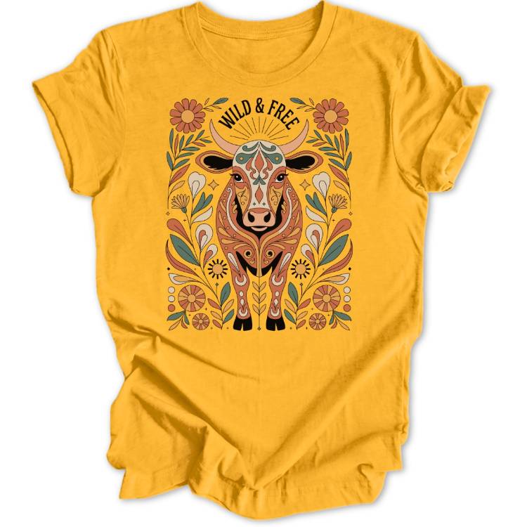 Wild Cow Unisex T-Shirt - Wild Spirit