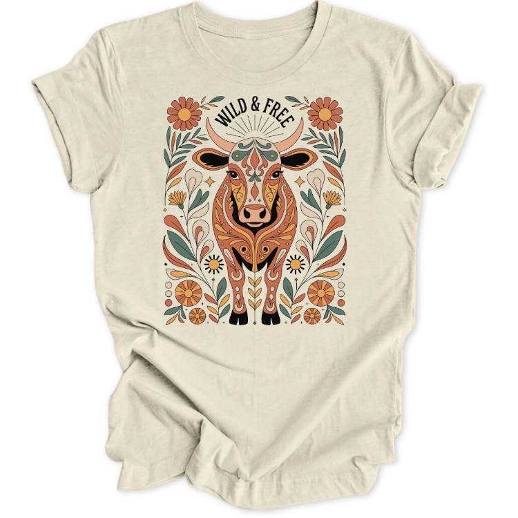 Wild Cow Unisex T-Shirt - Wild Spirit