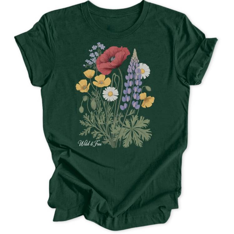 Wild Flowers Unisex T-Shirt - Wild Spirit