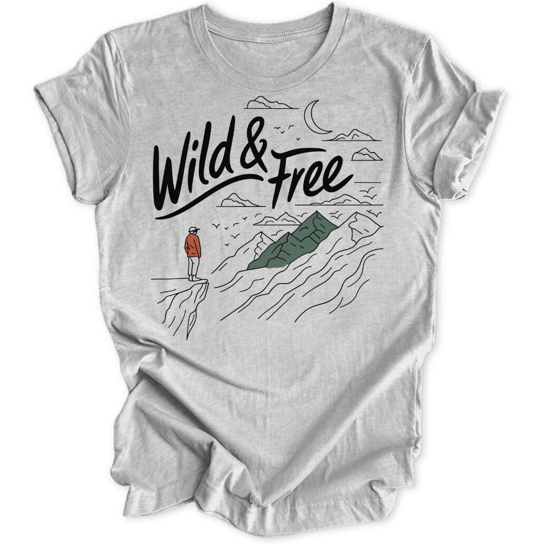 Wild & Free Minimalist T-Shirt T-Shirt Sport Grey / S