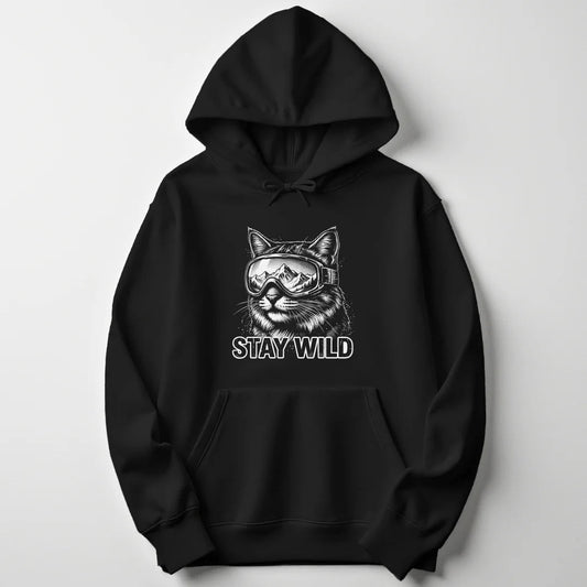 Wild Shredder Cat Unisex Hoodie - Wild Spirit