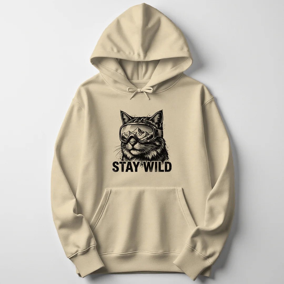 Wild Shredder Cat Unisex Hoodie - Wild Spirit