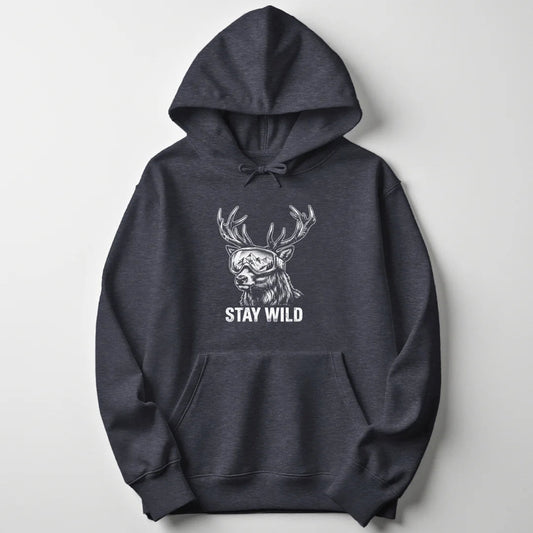 Wild Shredder Stag Unisex Hoodie - Wild Spirit
