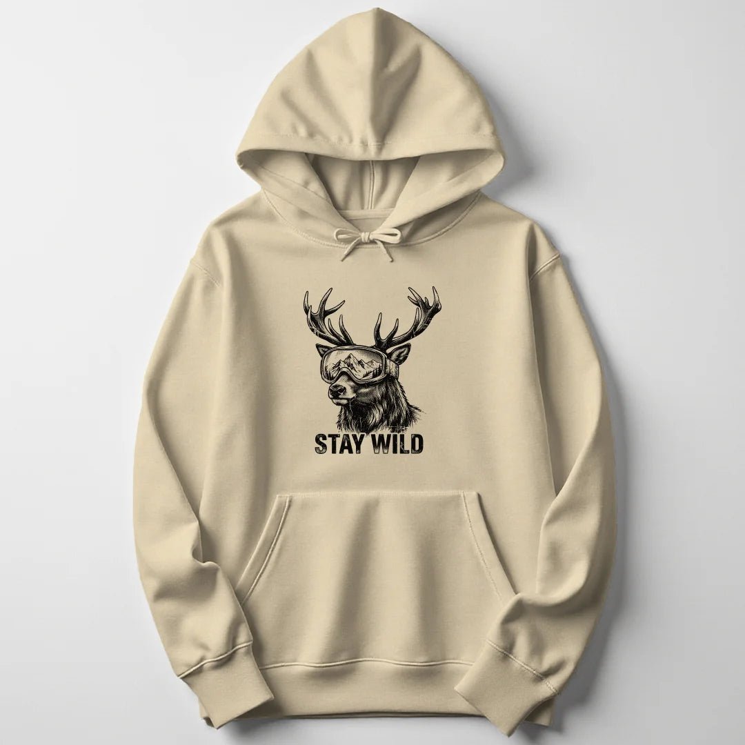 Wild Shredder Stag Unisex Hoodie - Wild Spirit