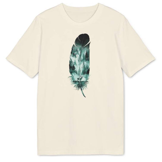 Wild Spirit Feather Bio T-Shirt - Wild Spirit