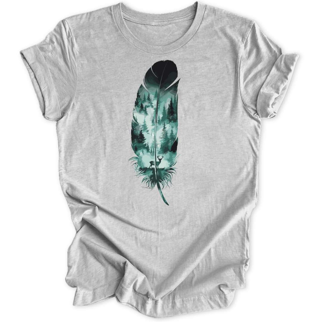 Wild Spirit Feather Unisex T-Shirt - Wild Spirit