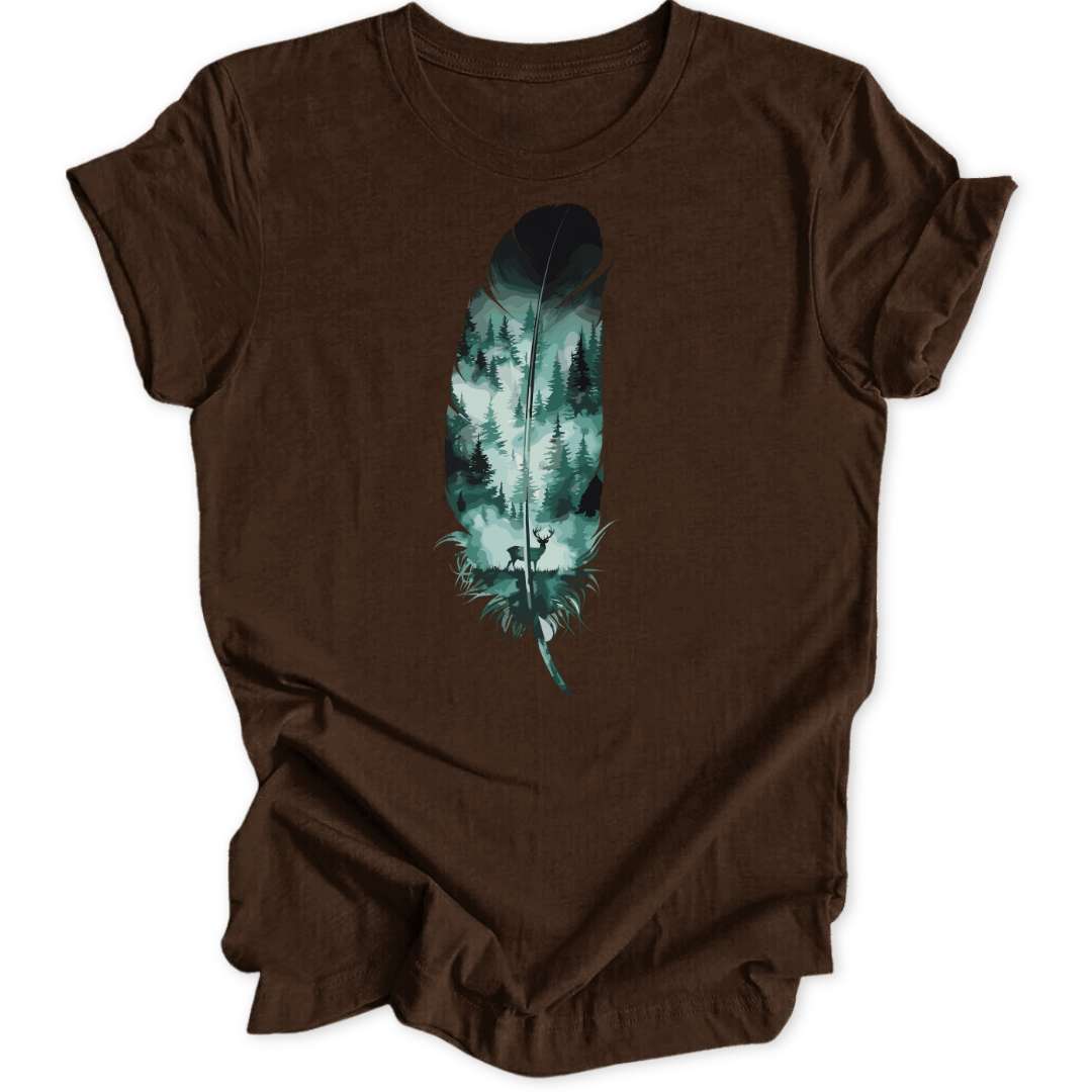 Wild Spirit Feather Unisex T-Shirt - Wild Spirit