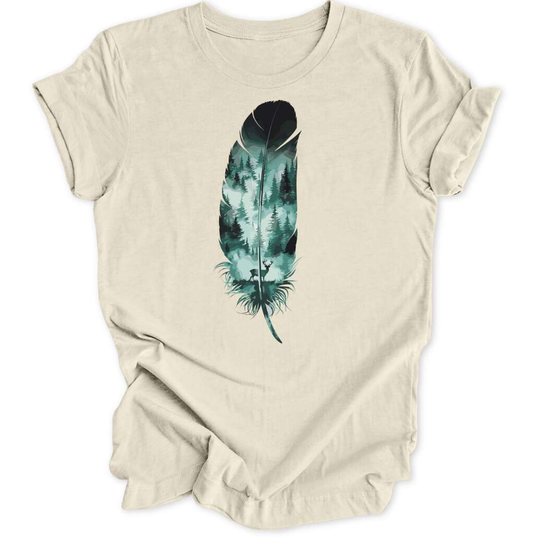 Wild Spirit Feather Unisex T-Shirt - Wild Spirit