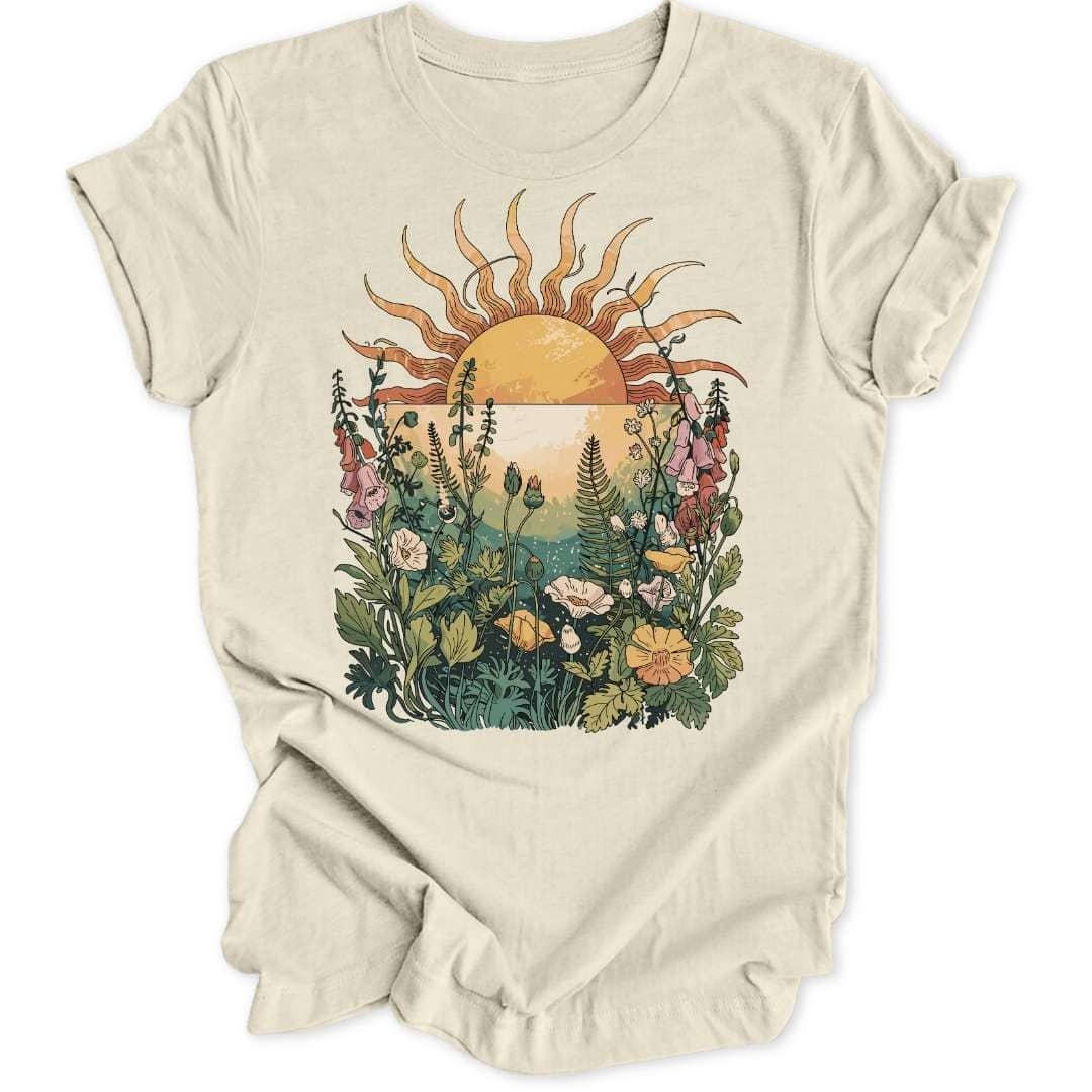 Wild Sun Unisex T-Shirt T-Shirt Natur / S