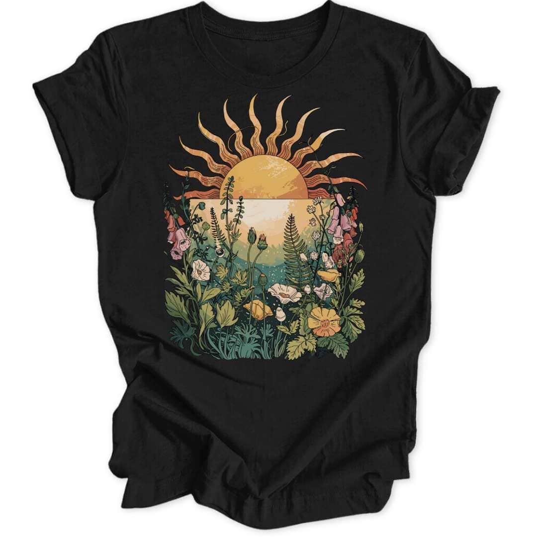 Wild Sun Unisex T-Shirt T-Shirt Schwarz / S