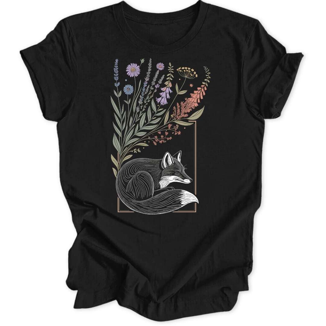 Wild Within Fuchs Unisex T-Shirt T-Shirt Black / S