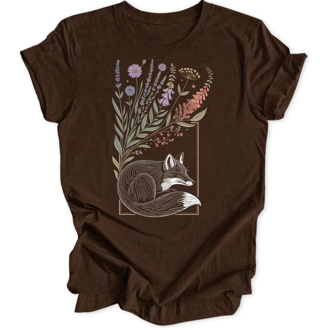 Wild Within Fuchs Unisex T-Shirt T-Shirt Braun / S