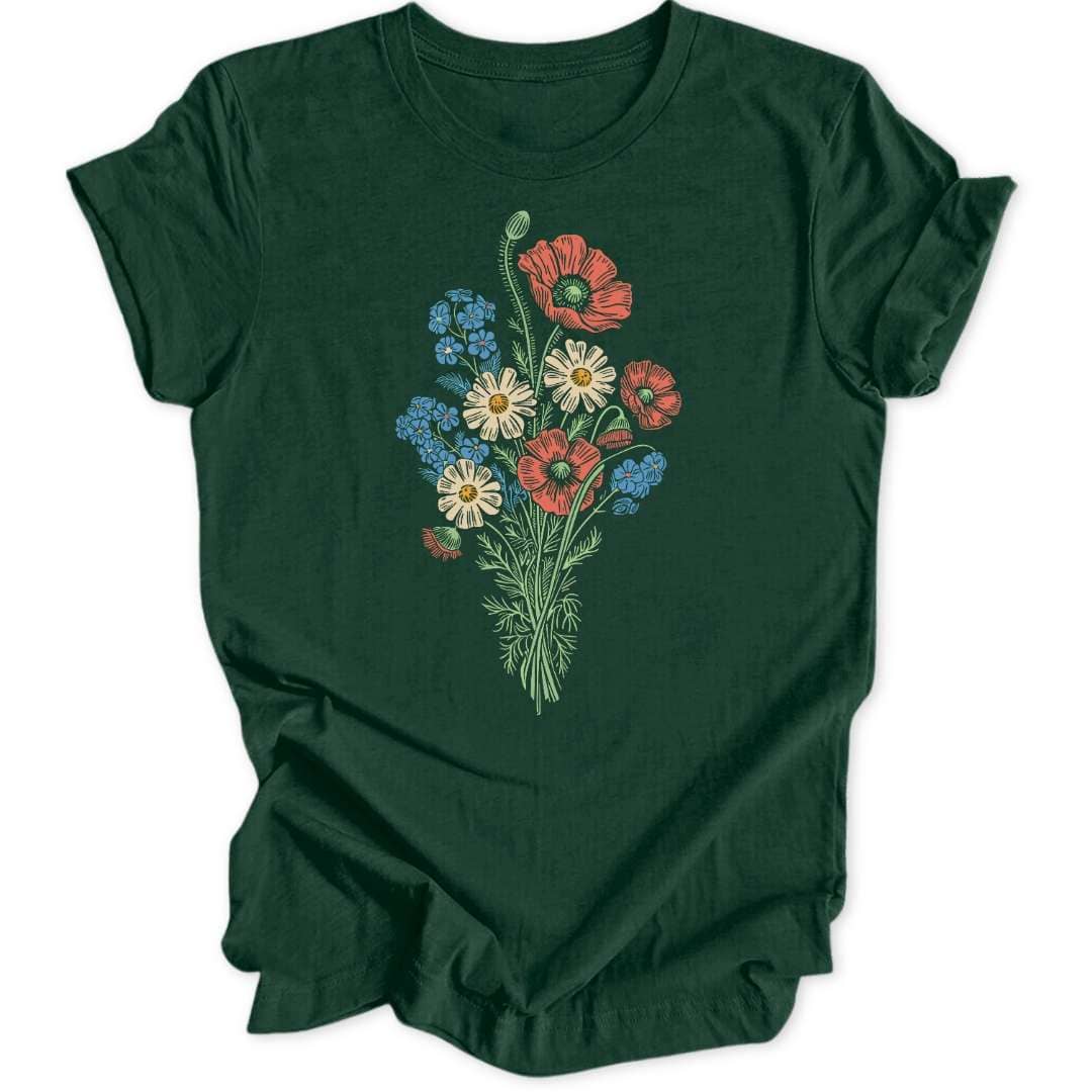 Wildblumenstrauß Unisex T-Shirt - Wild Spirit