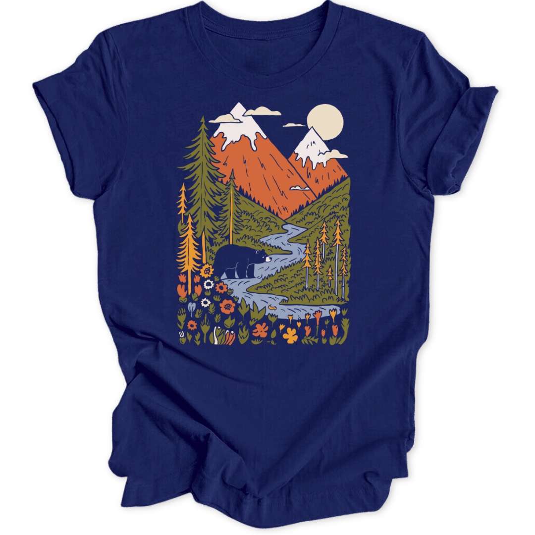 Wilderness Doodle Unisex T-Shirt - Wild Spirit