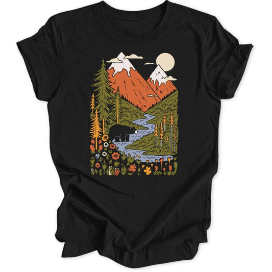 Wilderness Doodle Unisex T-Shirt - Wild Spirit