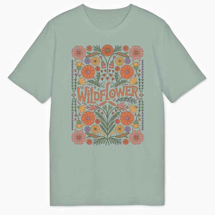 Wildest Flower Bio T-Shirt - Wild Spirit