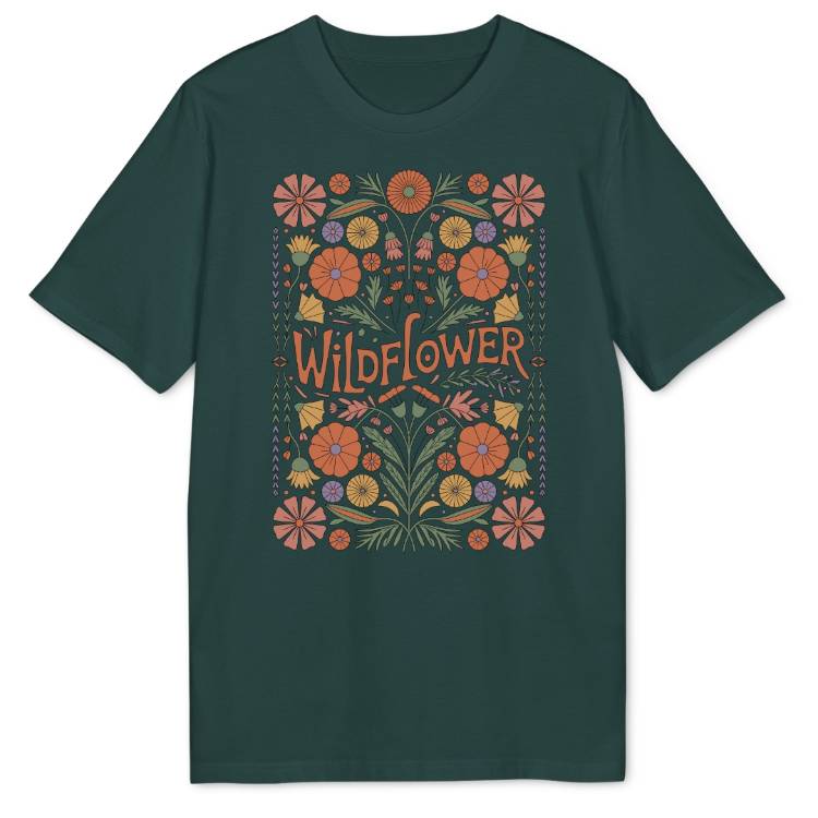 Wildest Flower Bio T-Shirt - Wild Spirit
