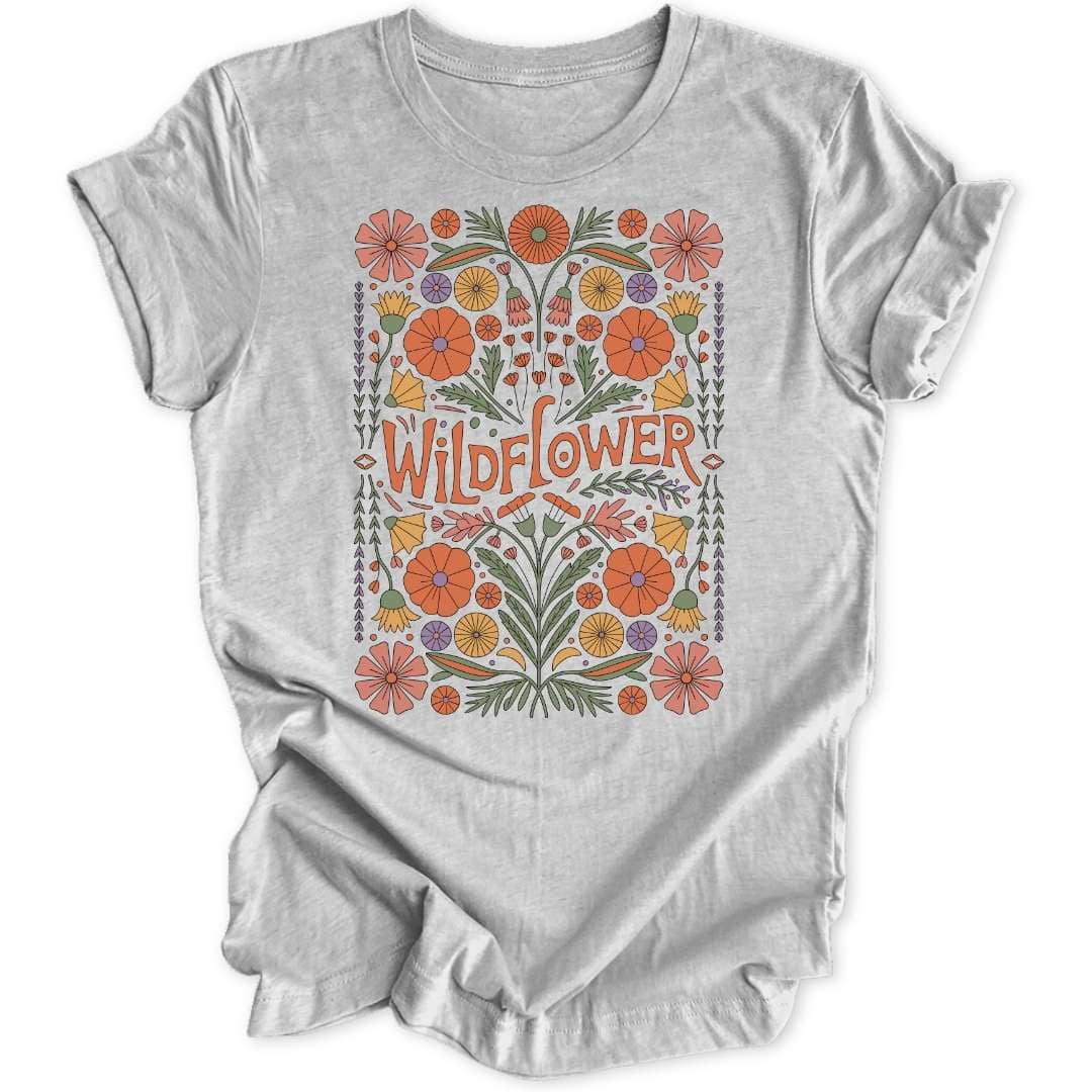 Wildest Flower T-Shirt T-Shirt Sport Grey / S