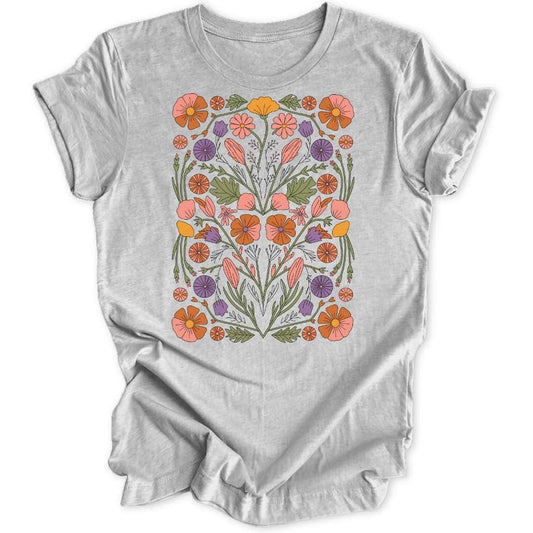 Wildflower Panel Unisex T-Shirt - Wild Spirit